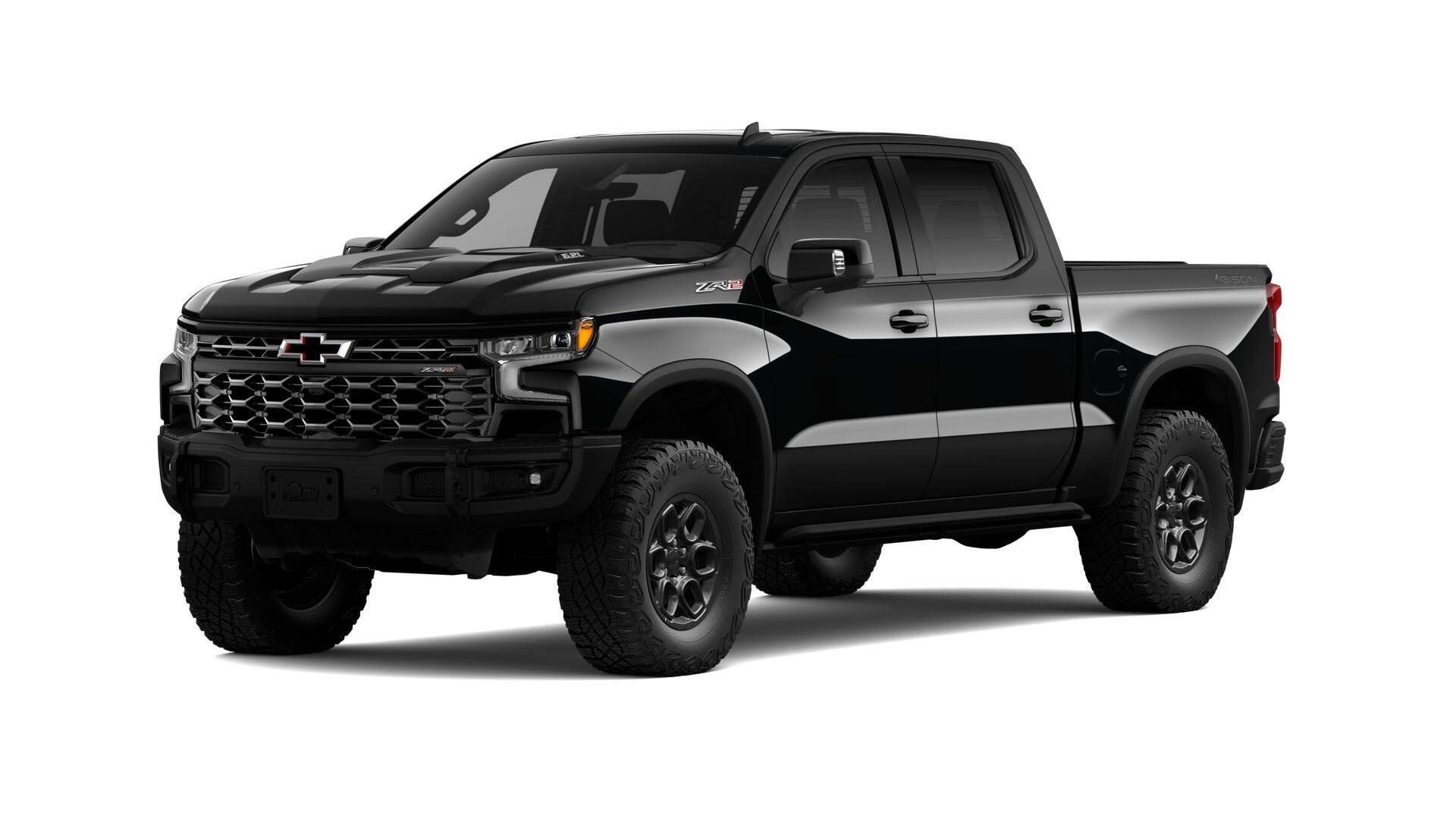 2026 Chevrolet Silverado 1500 ZR2 in Black — front three-quarter view